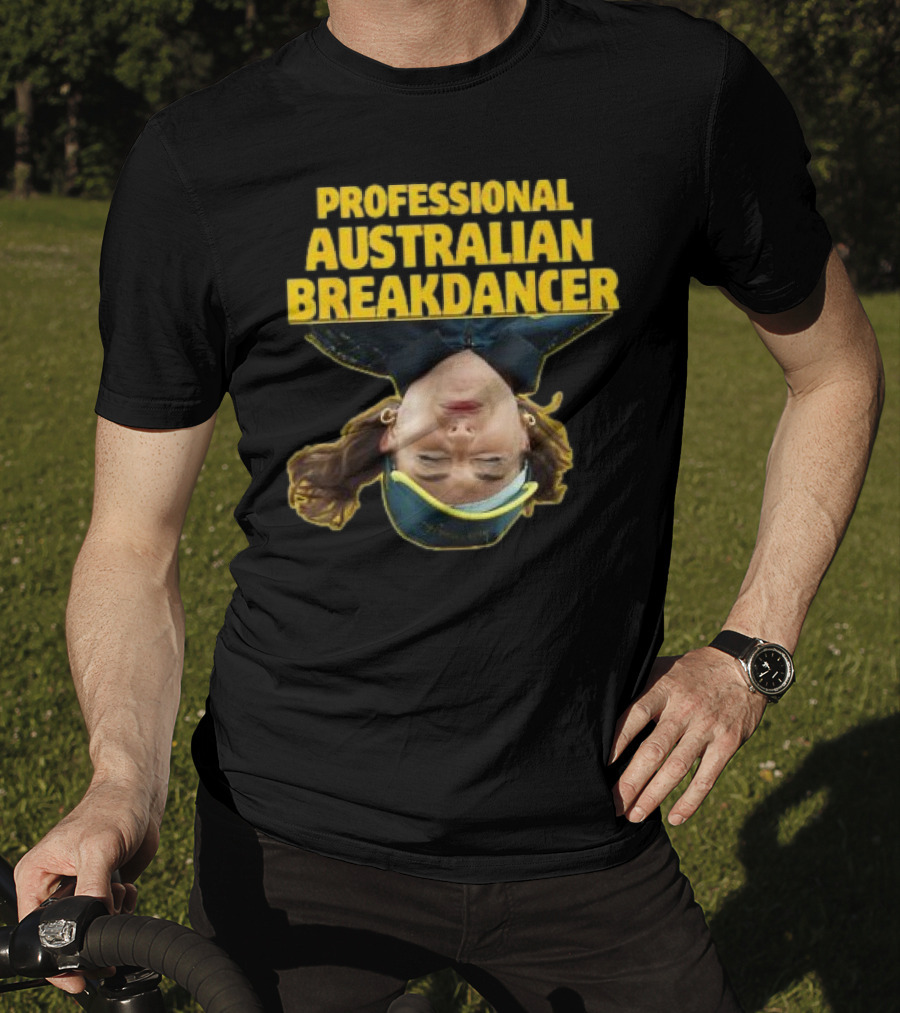 Professional Australian Breakdancer Upside-Down T-Shirt