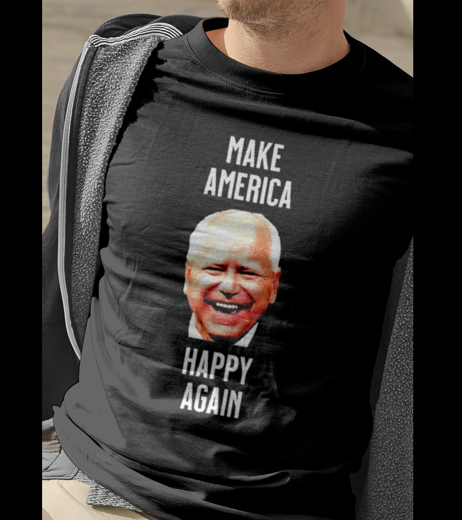 Make America Happy Again Tim Walz Image T-Shirt