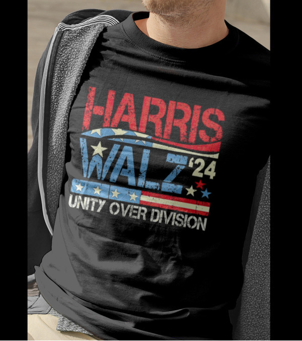 Harris Walz ’24 American Unity Over Division T-Shirt