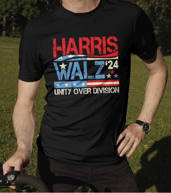 Harris Walz ’24 American Unity Over Division T-Shirt