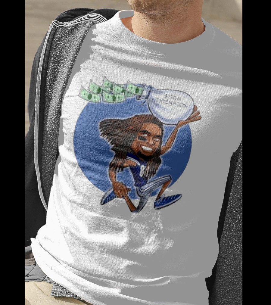 Ceedee Lamb Dallas Cowboys $136M Extension Cartoon T-Shirt