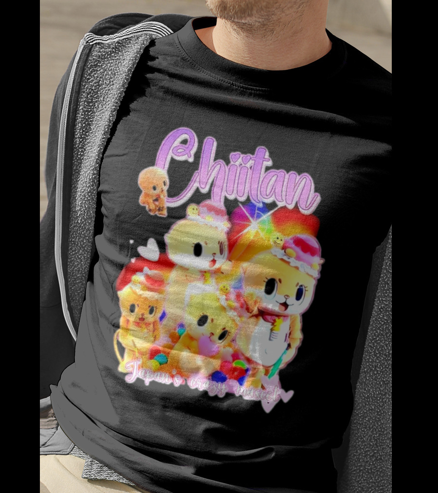 Chiitan Japan's Crazy Mascot Hinged Tweets T-Shirt