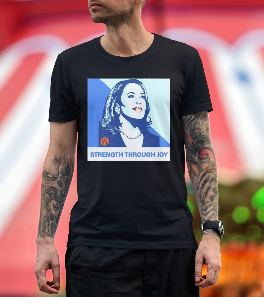Kamala Harris KH Strength Through Joy T-Shirt