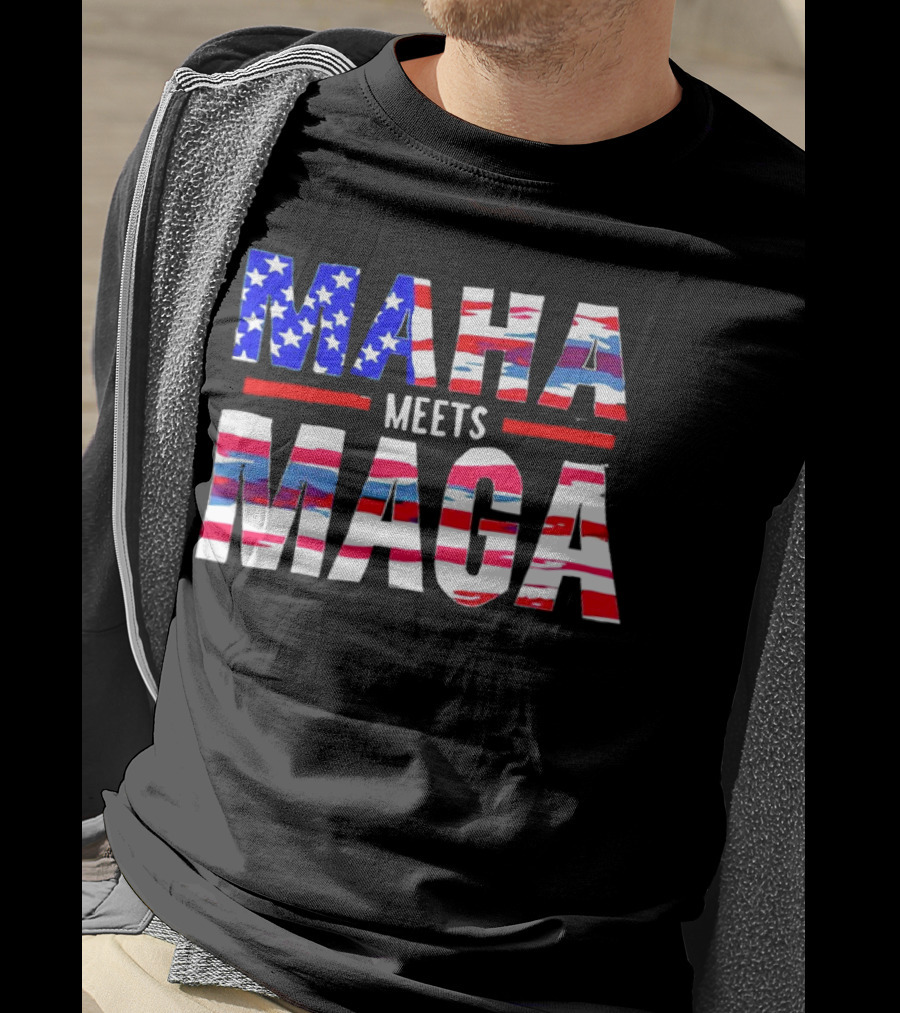 MAHA Meets MAGA US Flag T-Shirt