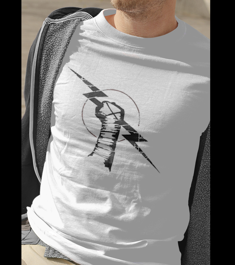 WWE Raw CM Punk Fist Lightning T-Shirt