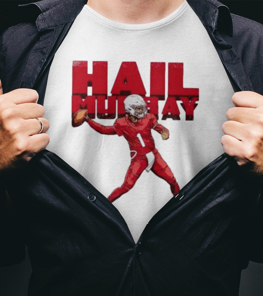 Arizona Cardinals Kyler Murray Hail Murray Football Play T-Shirt