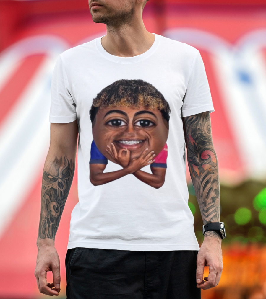 FC Barcelona Lamine Yamal Meme Big Head Funny Soccer Player T-Shirt