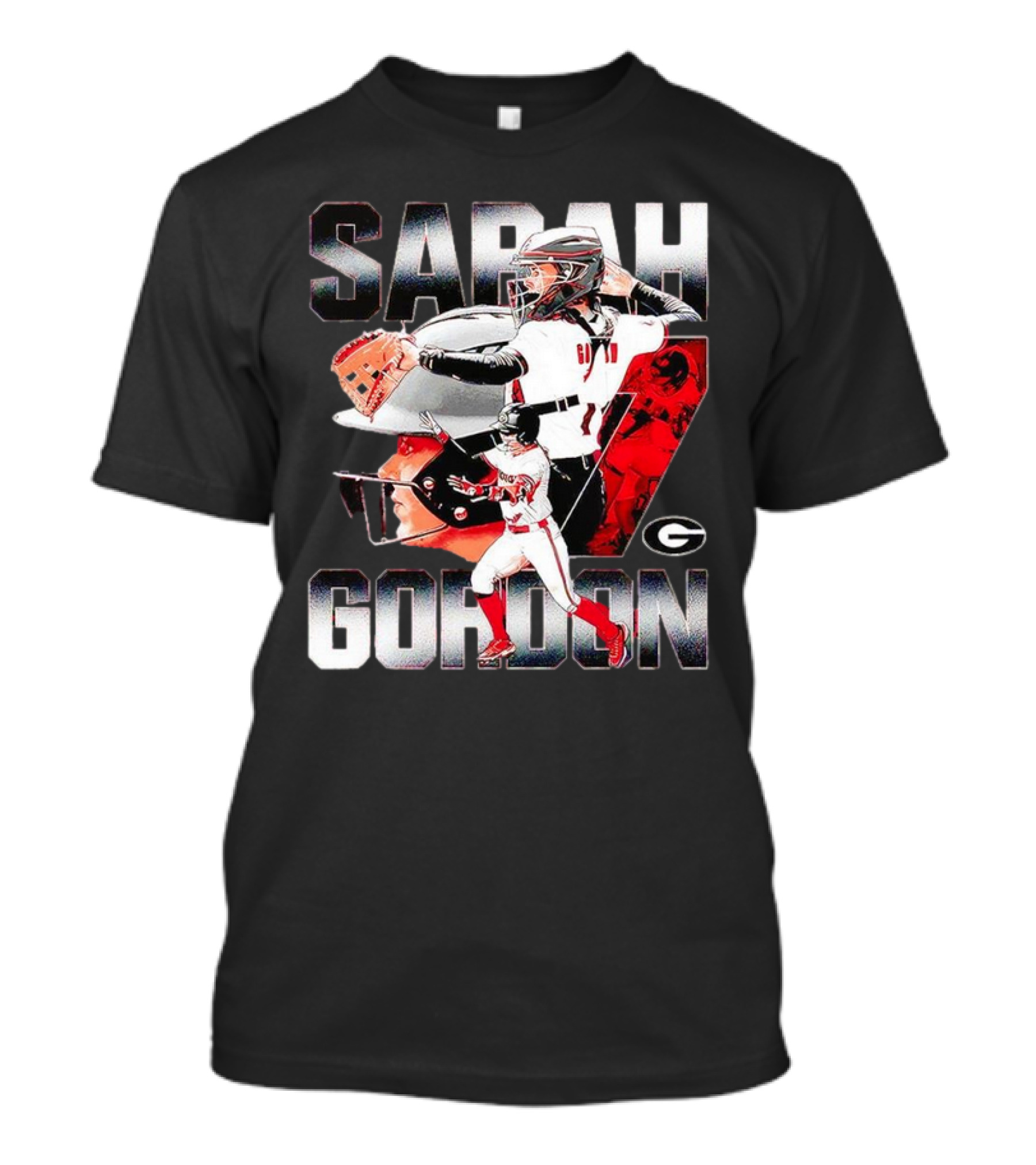 Sarah Gordon 7 Georgia Bulldogs T-Shirt