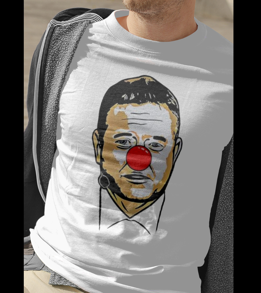 Nolesunis Clown Kirk Is A Jerk Red Nose T-Shirt