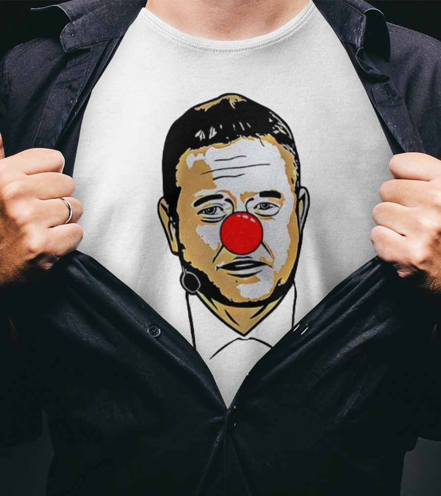 Nolesunis Clown Kirk Is A Jerk Red Nose T-Shirt