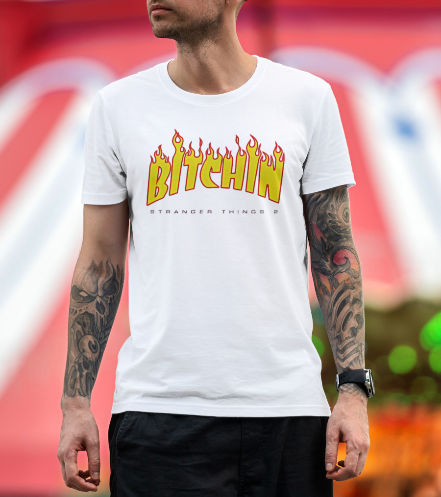 Bitchin Stranger Things 2 Flame T-Shirt