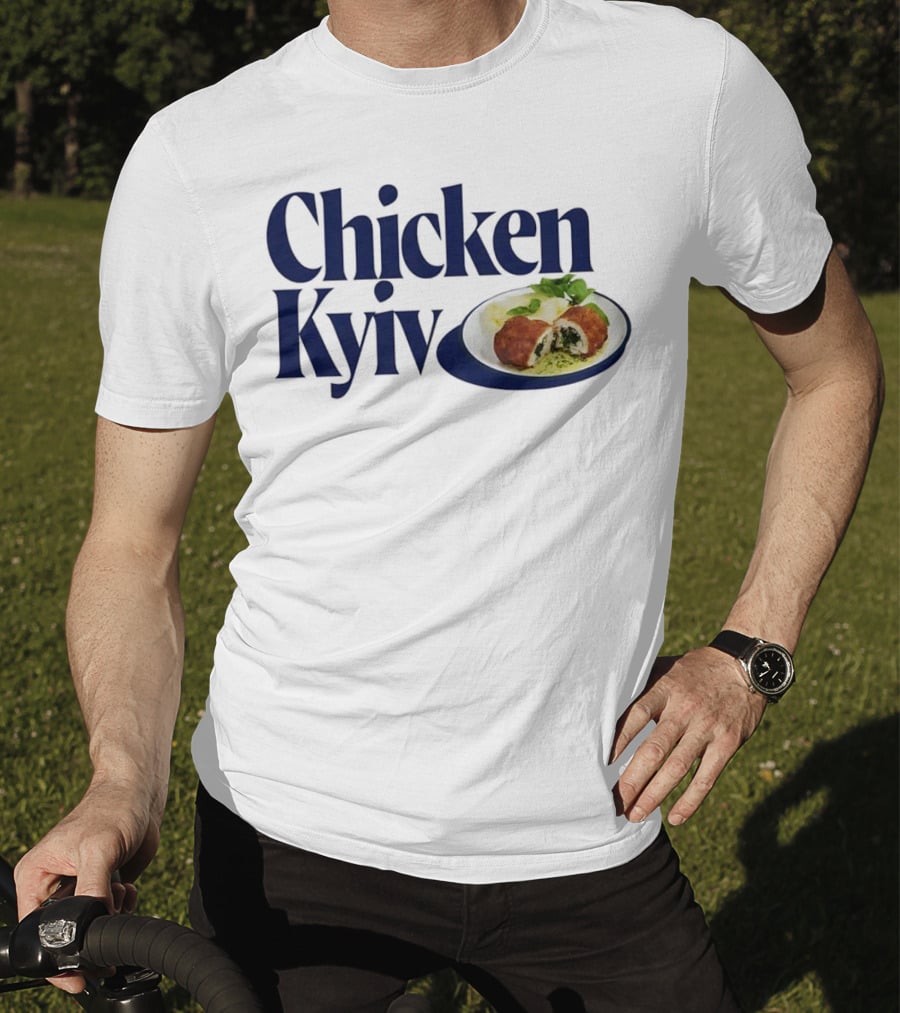 Chicken Kyiv Plate With Stuffed Cutlet And Greens T-Shirt