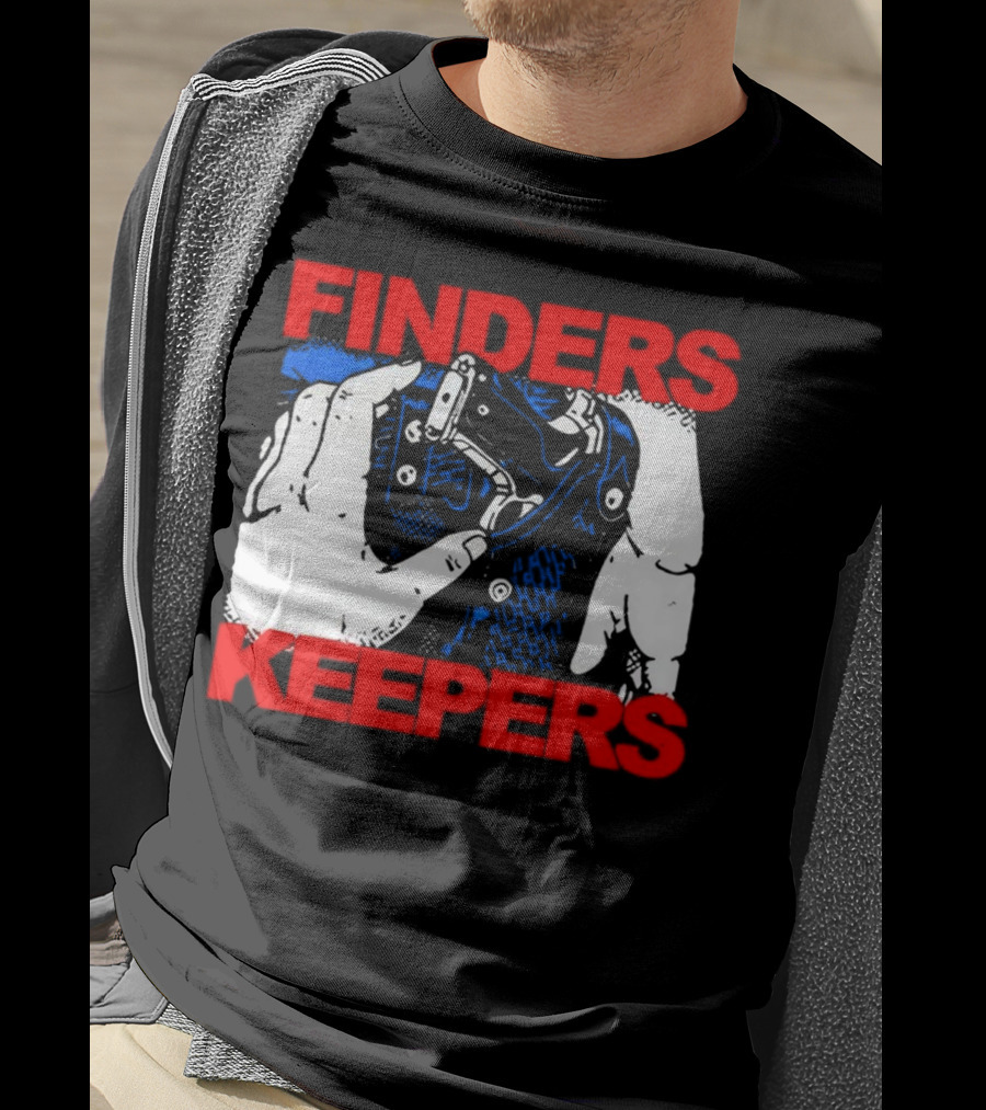 Finders Keepers Gun In Holster Pop T-Shirt