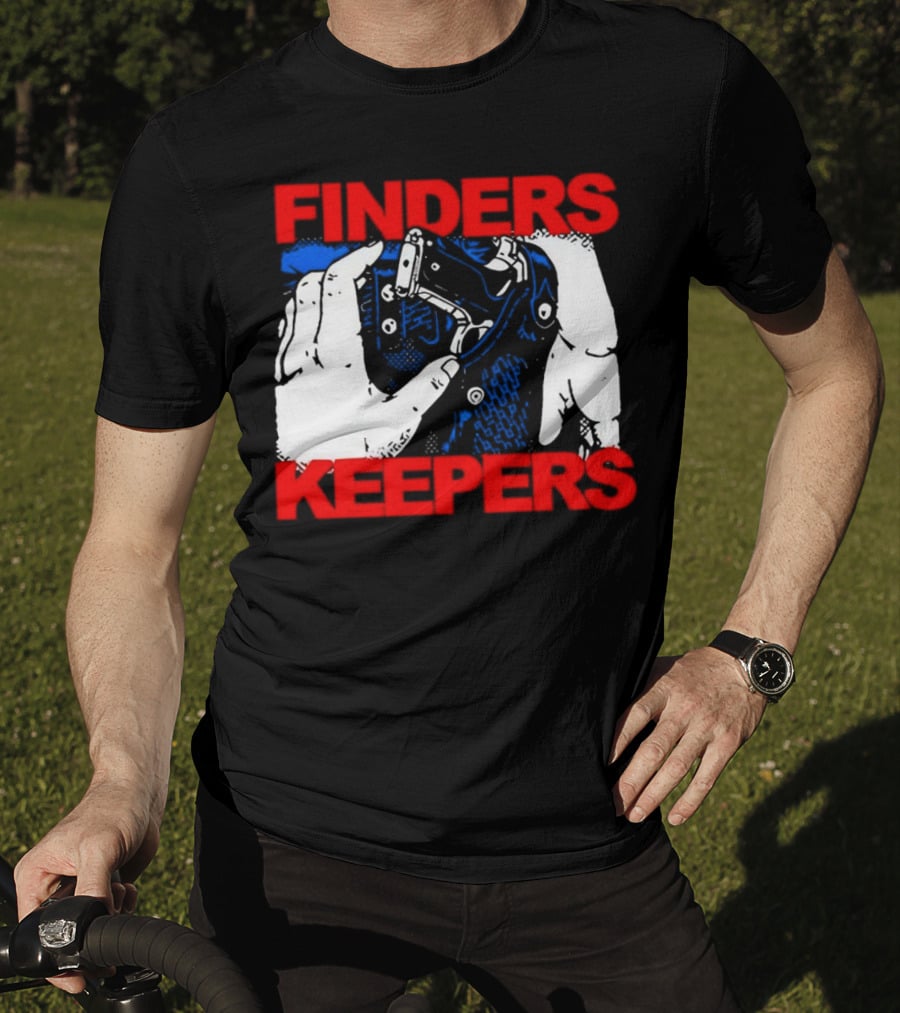 Finders Keepers Gun In Holster Pop T-Shirt
