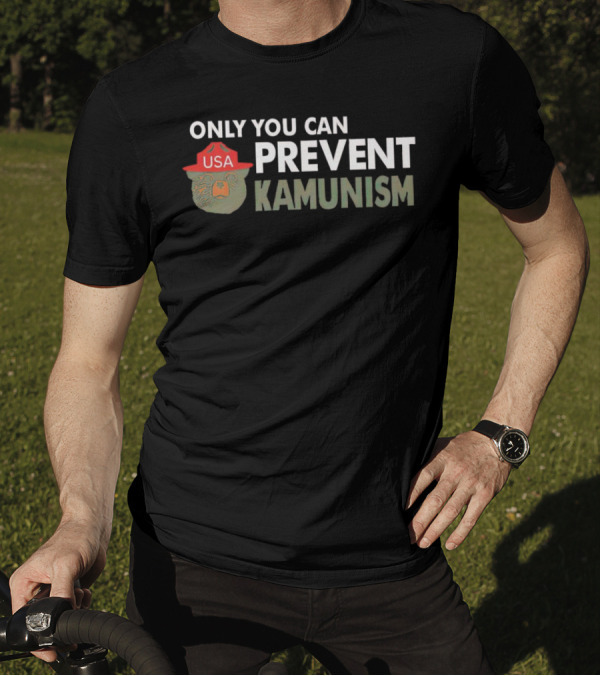 Only You Can Prevent Kamunism USA Bear Hat T-Shirt