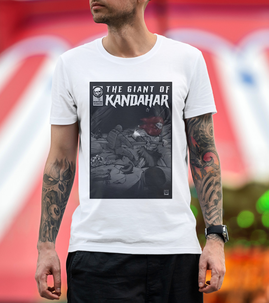 The Giant of Kandahar Wartime Stories Comic Cover T-Shirt
