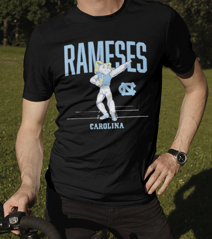 Rameses Carolina Tar Heels Football Mascot T-Shirt
