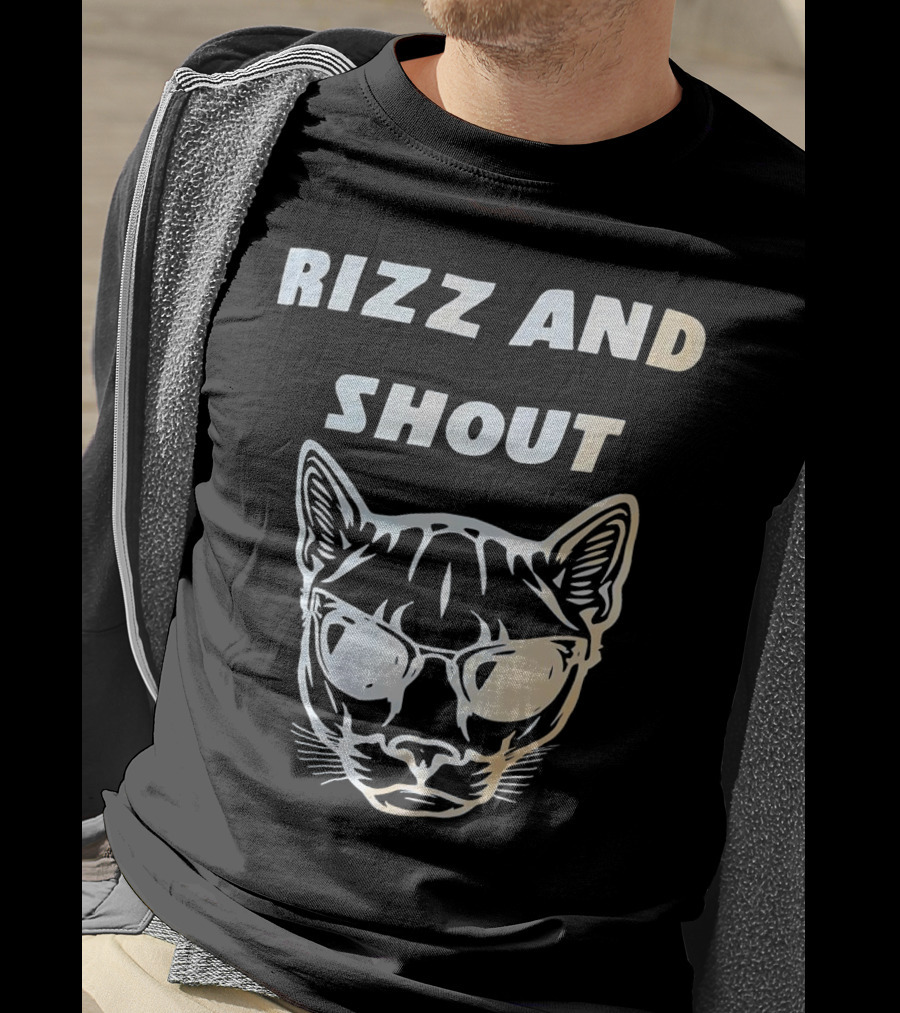 Rizz And Shout Panther With Sunglasses T-Shirt