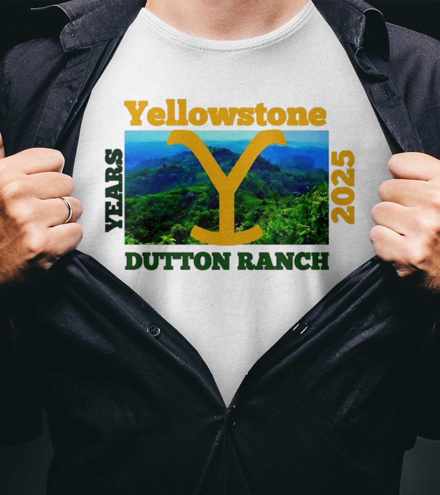 Yellowstone Y Years 2025 Dutton Ranch T-Shirt