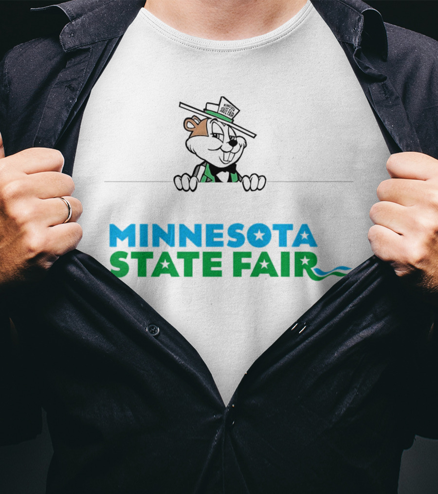 MINNESOTA STATE FAIR Gopher With Hat T-Shirt