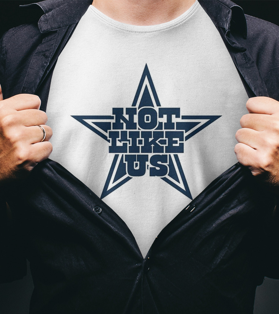Not Like Us Star Parody Dallas Cowboys Fan T-Shirt