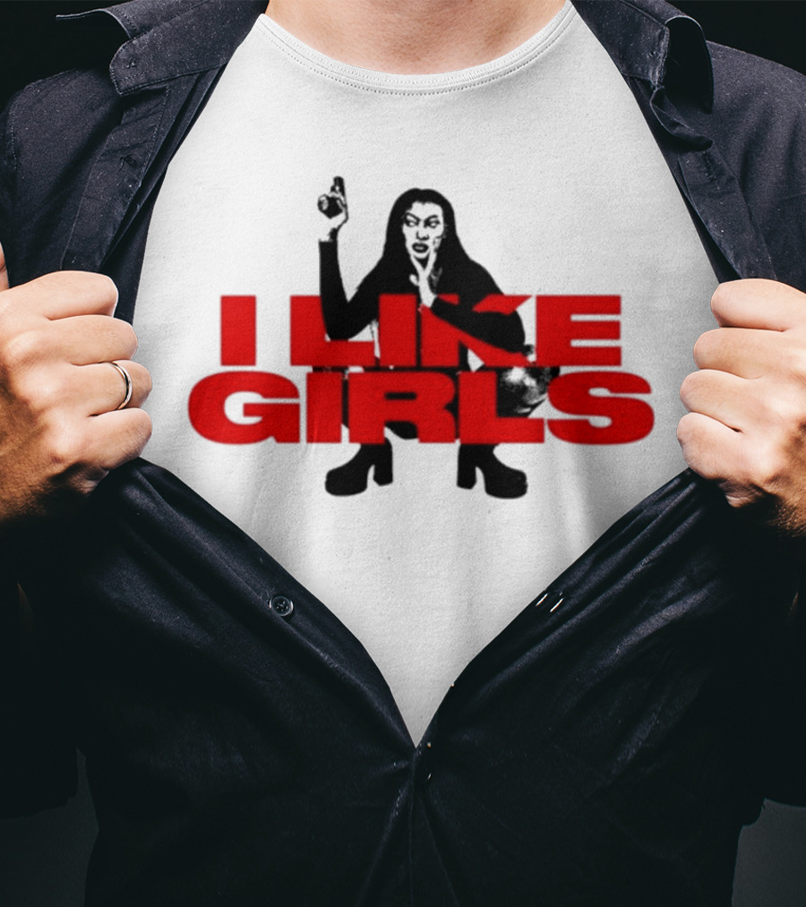 Swan Wearing I Like Girls Robapollo T-Shirt
