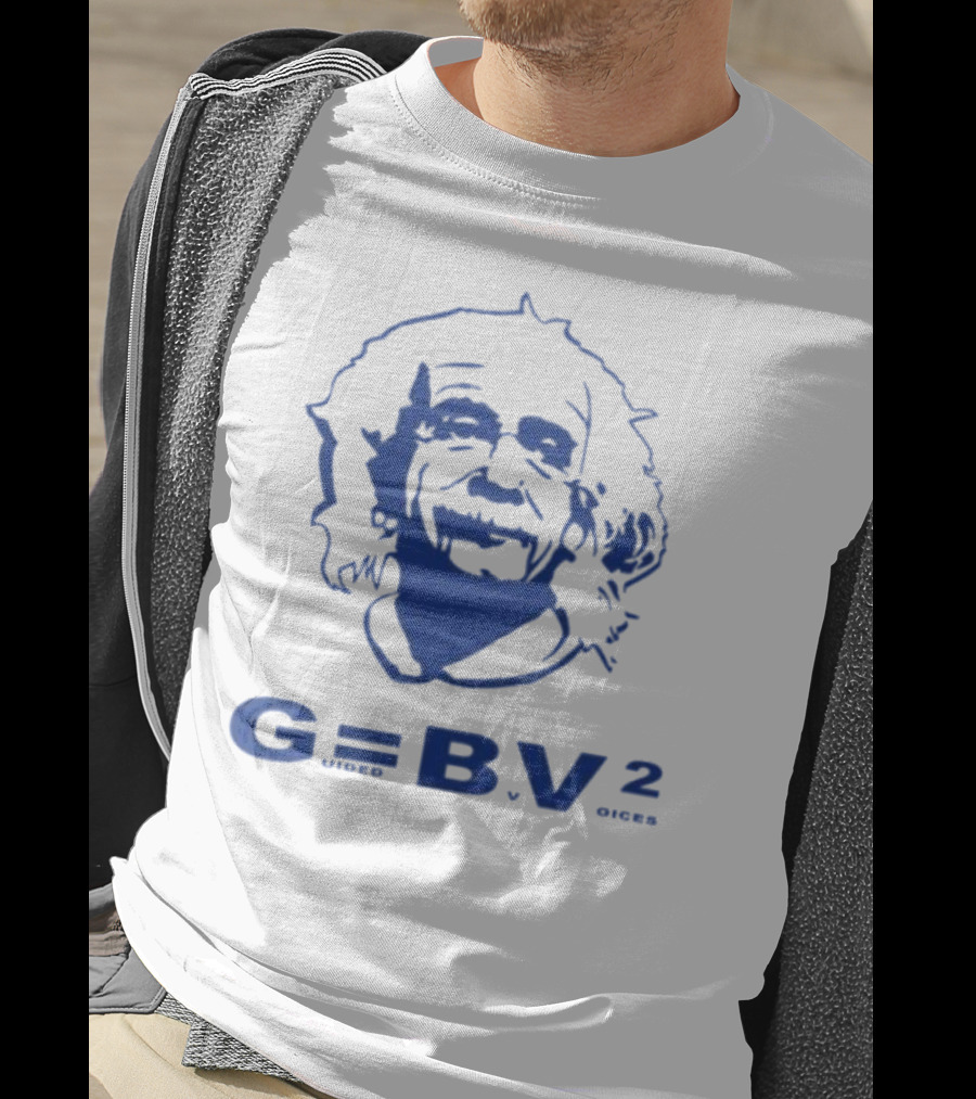 Guided By Voices Albert Einstein G=BV² Blue T-Shirt