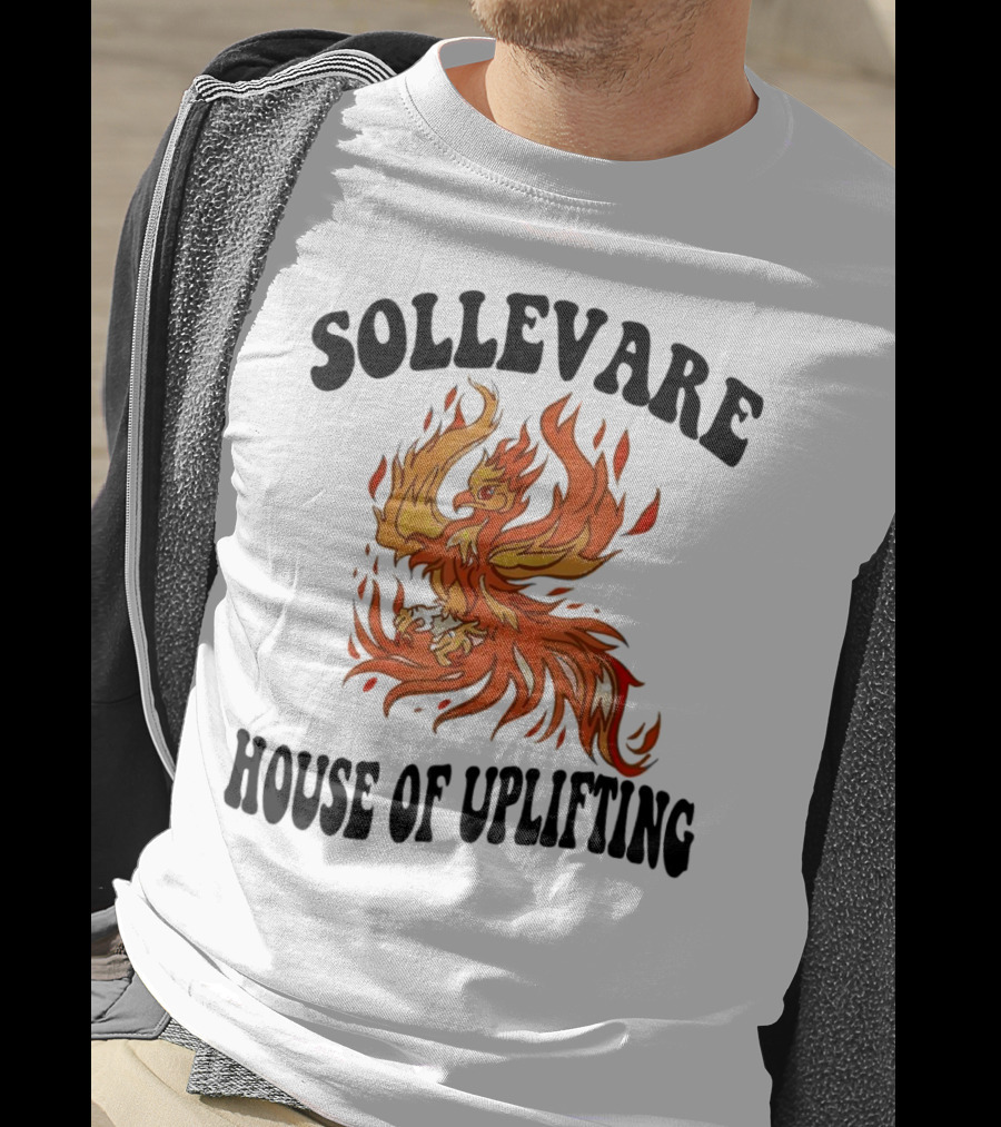 Sollevare House Of Uplifting Phoenix Flame T-Shirt