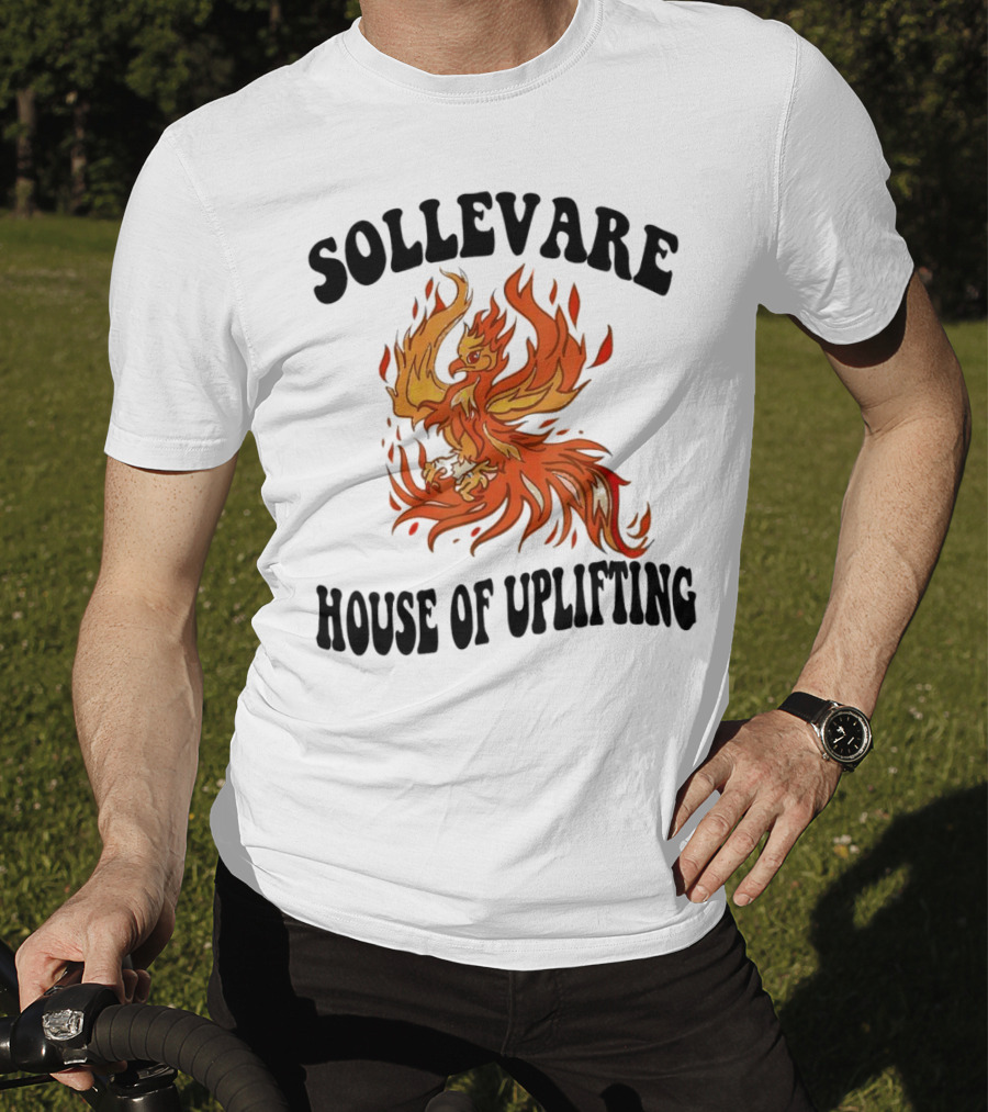 Sollevare House Of Uplifting Phoenix Flame T-Shirt