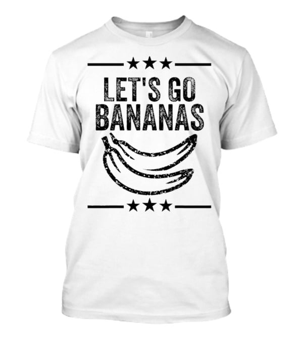 Let's Go Bananas Stars Double Banana Vintage T-Shirt