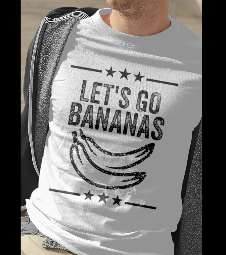 Let's Go Bananas Stars Double Banana Vintage T-Shirt