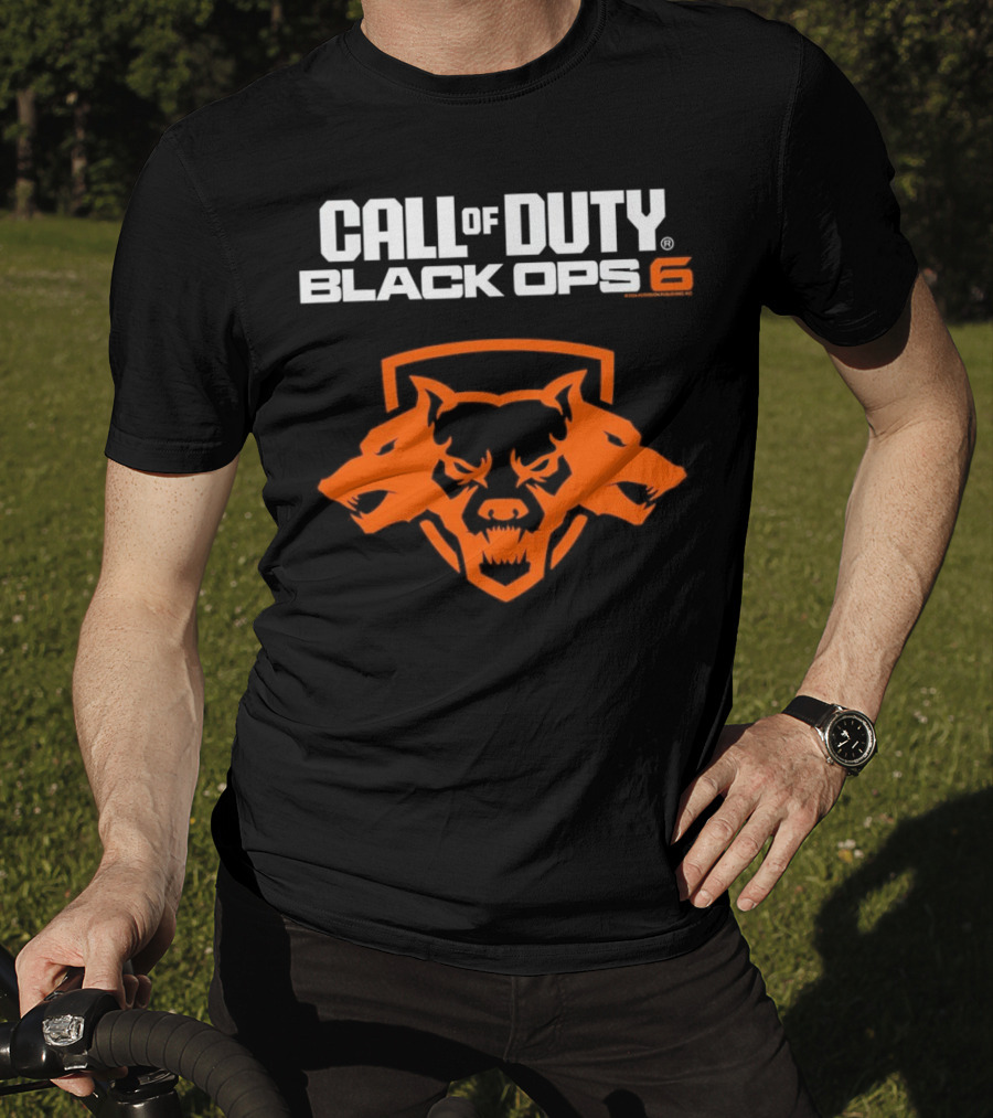 Ripple Junction Call Of Duty Black Ops 6 Orange Cerberus T-Shirt