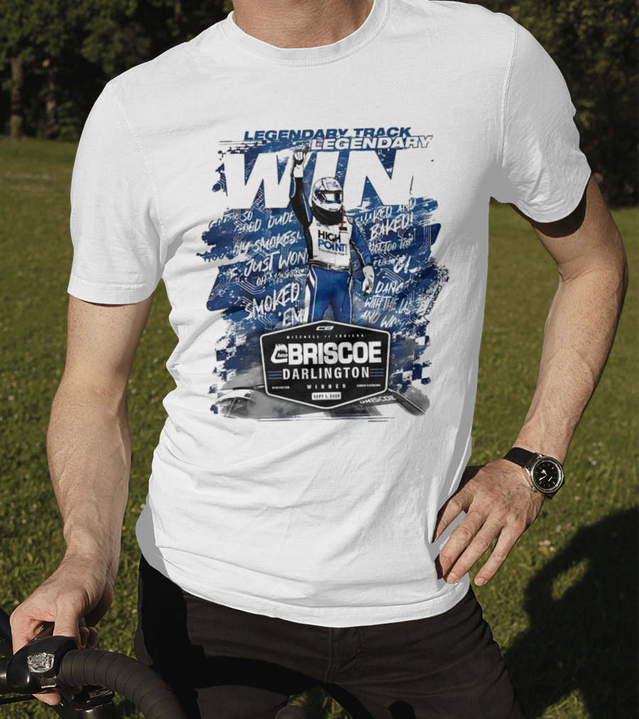 Legendary Track Legendary Win Briscoe Darlington Winner High Point Racing Victory Motorsports T-Shirt