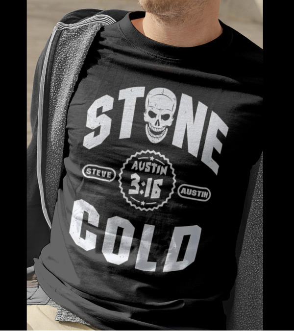 Steve Austin 3:16 Skull Stone Cold WWE T-Shirt