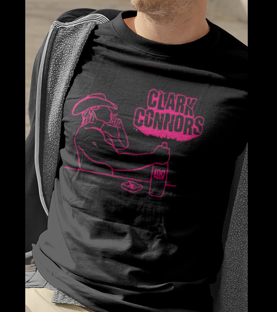 Clark Connors Neon Cowboy Smoking LQD T-Shirt