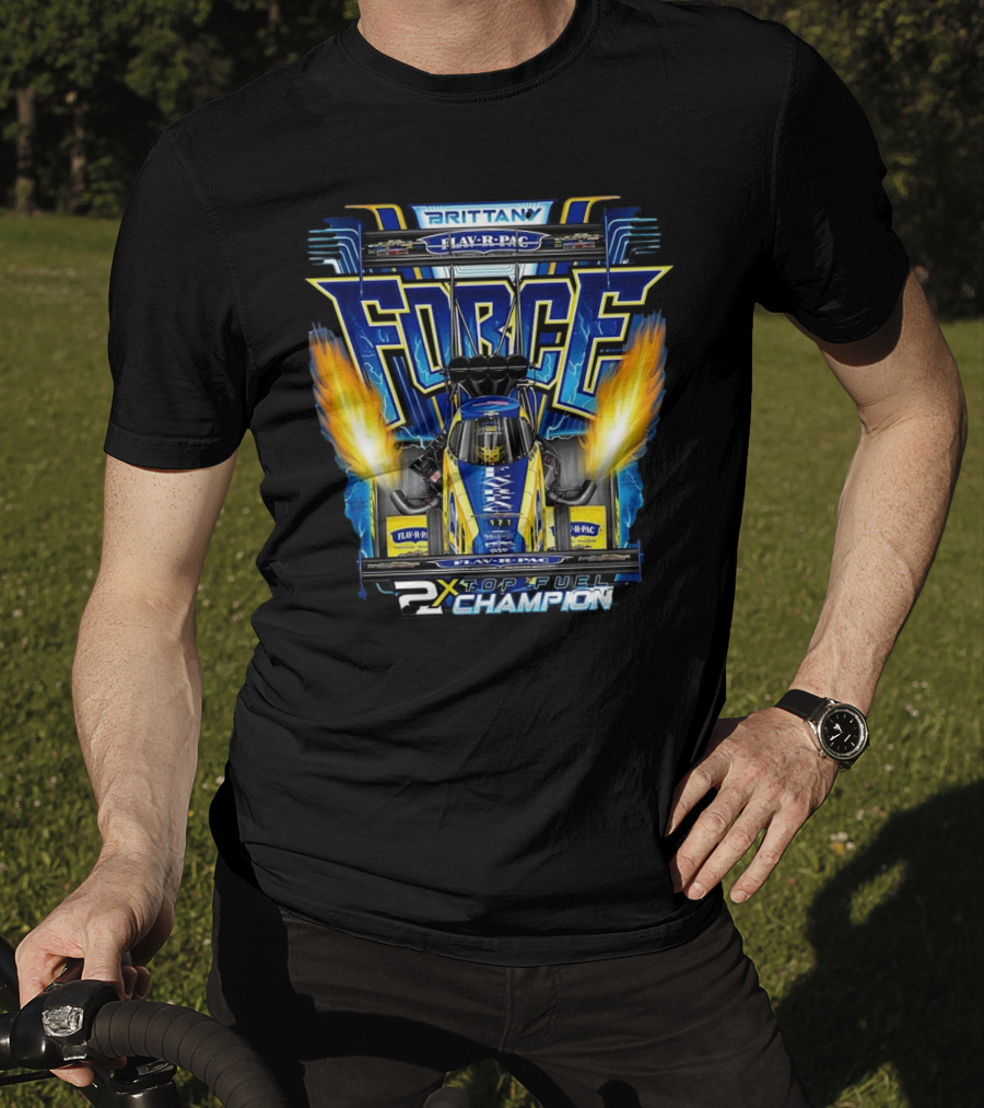Brittany Force Flav-R-Pac FORCE 2X Top Fuel Champion T-Shirt