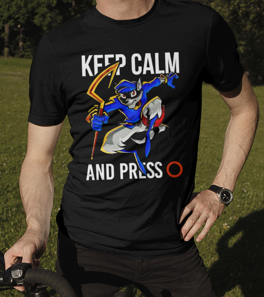 Keep Calm And Press O Sly Cooper T-Shirt