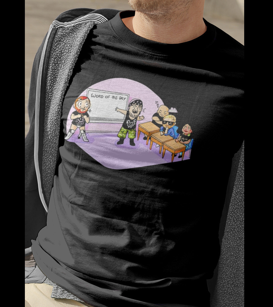 Word Of The Day Classroom With Professor Briscoe Vocab Lessons T-Shirt