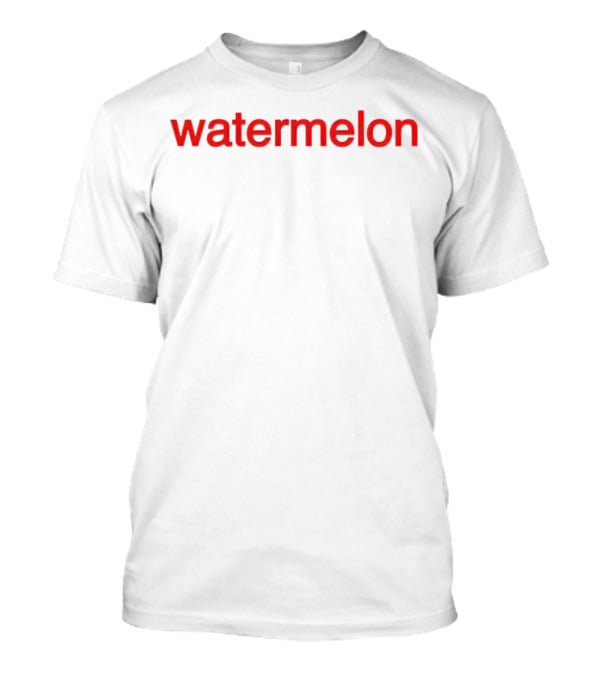 Calum Hood Watermelon Text Red T-Shirt