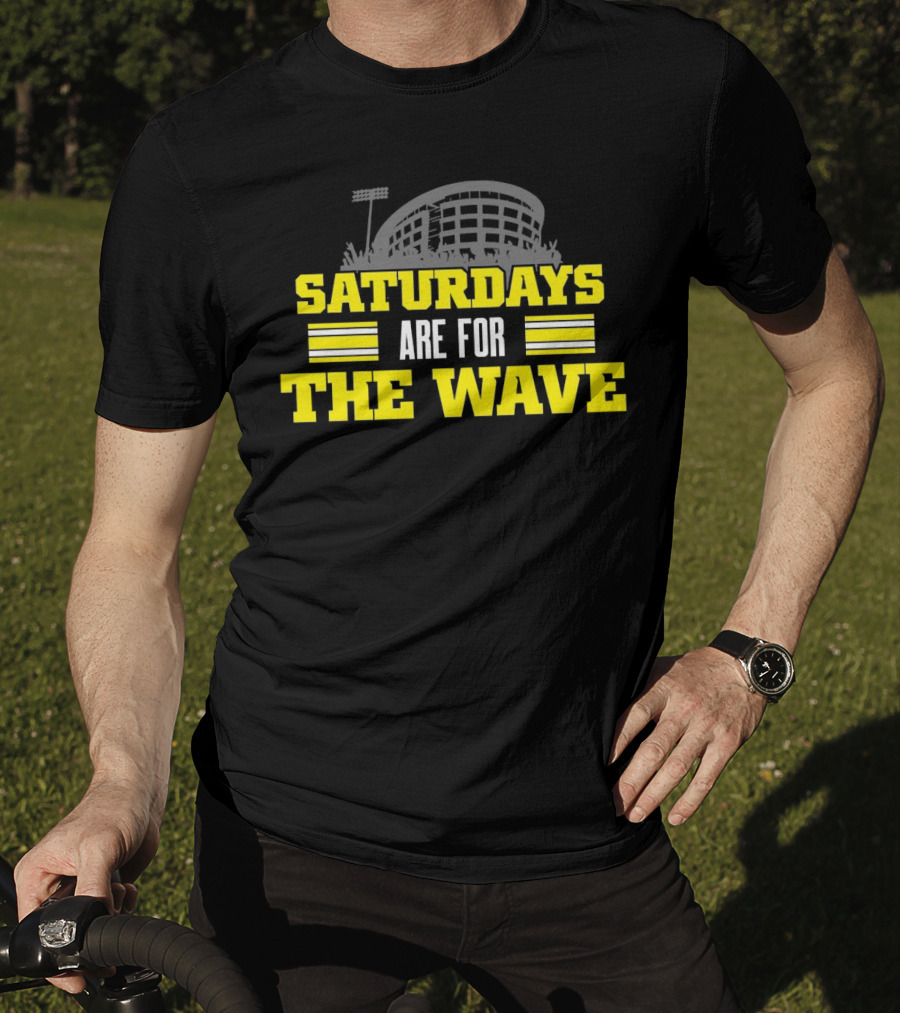 Saturdays Are For The Wave Iowa Hawkeyes T-Shirt