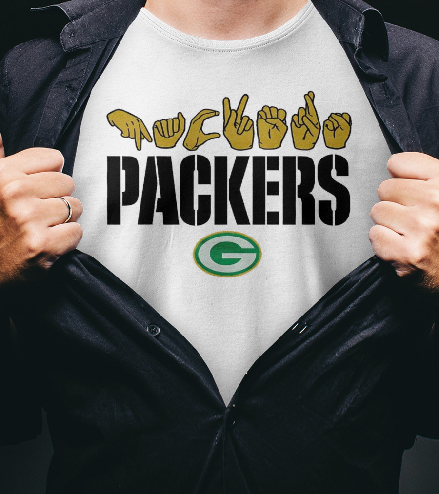Love Sign Packers ASL Green Bay Packers T-Shirt