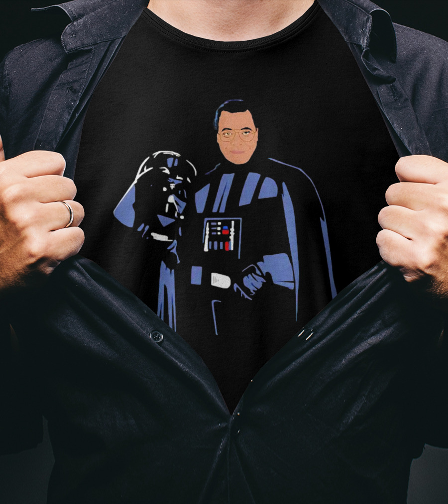 James Earl Jones As Darth Vader Holding Helmet T-Shirt
