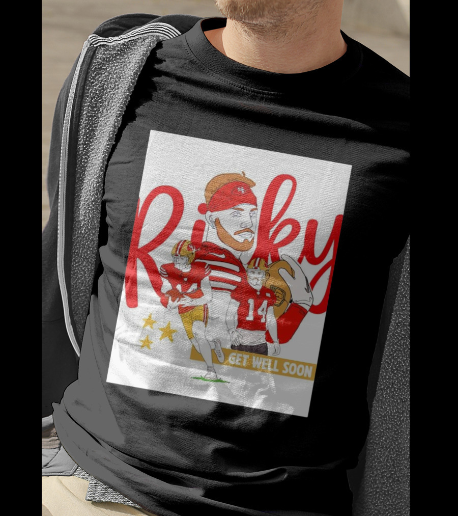 Ricky Pearsall San Francisco 49ers Get Well Soon Football T-Shirt
