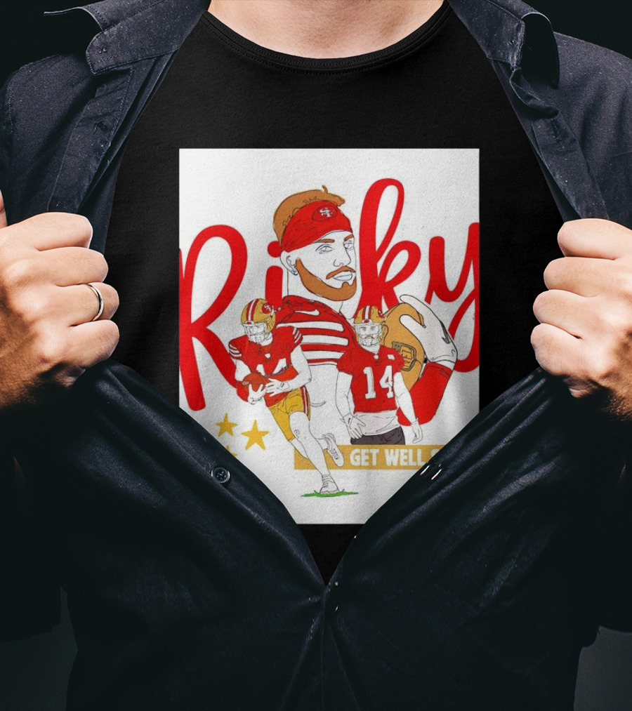 Ricky Pearsall San Francisco 49ers Get Well Soon Football T-Shirt