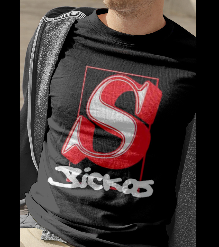 Sickos Serif Red S T-Shirt