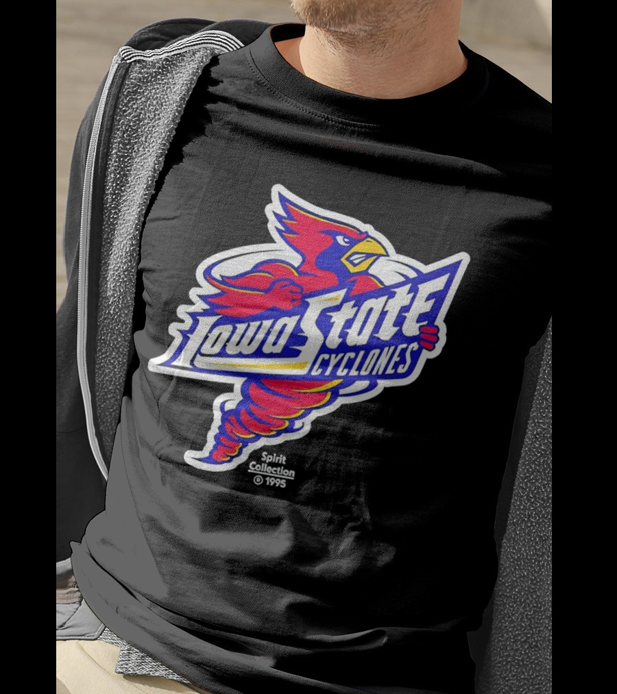 Tornado Cy Iowa State Cyclones Spirit Collection 1995 T-Shirt