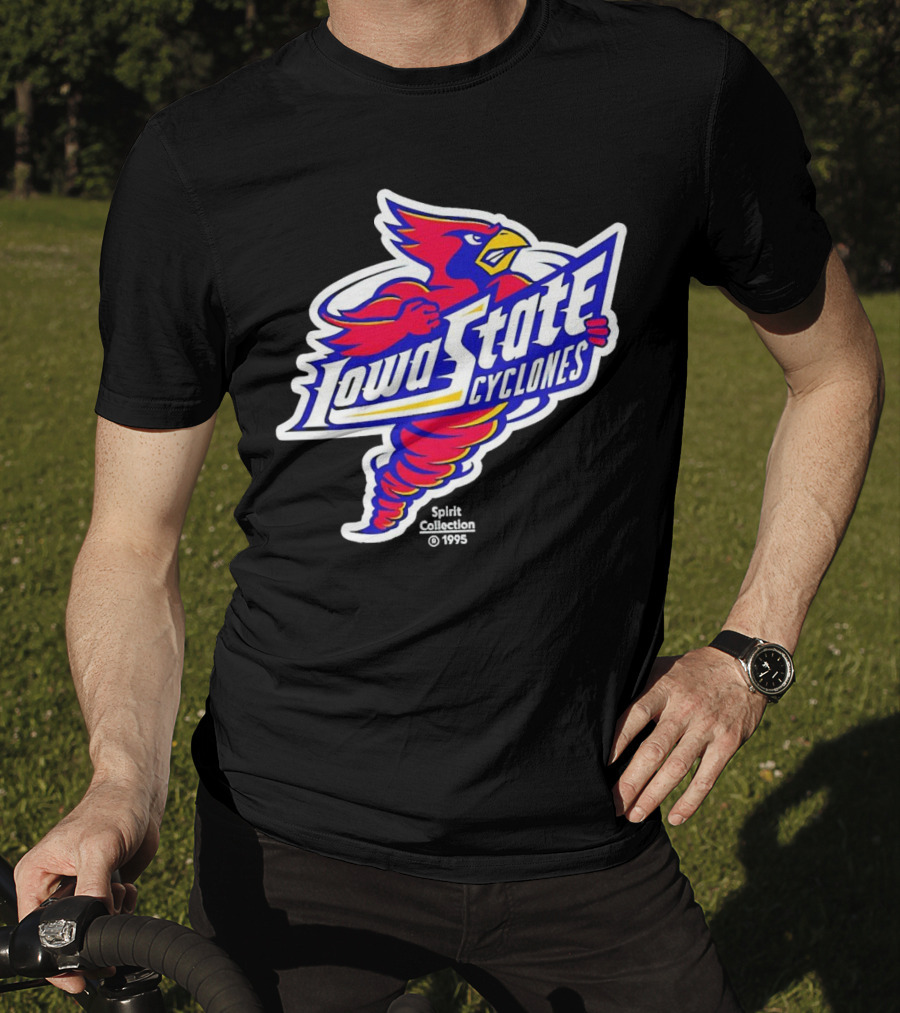 Tornado Cy Iowa State Cyclones Spirit Collection 1995 T-Shirt