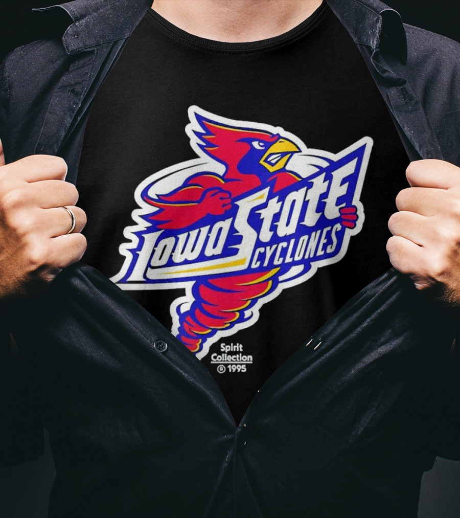 Tornado Cy Iowa State Cyclones Spirit Collection 1995 T-Shirt