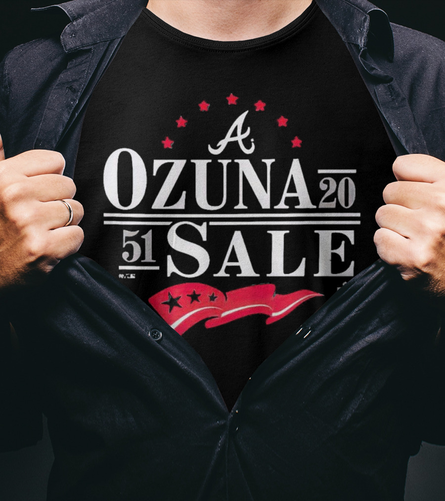 Atlanta Braves Ozuna 51 Sale T-Shirt