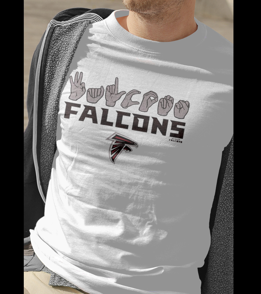 Love Sign Falcons ASL Atlanta Falcons T-Shirt